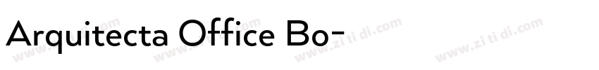 Arquitecta Office Bo字体转换
